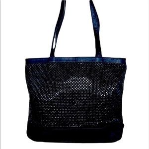 Whiting & Davis Dimple Mesh Shoulder Purse